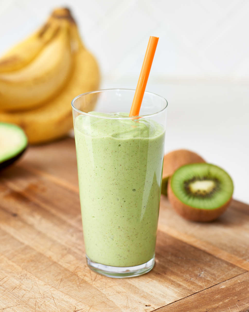 Get Smoothie Vert Kiwi, Banane, Épinards PNG