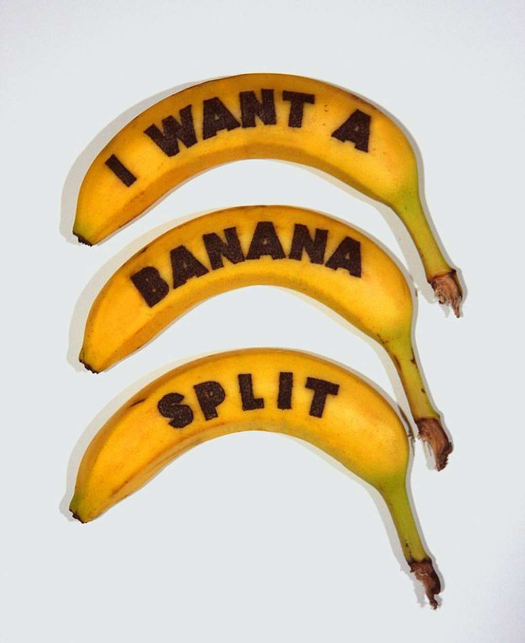Надпись банан