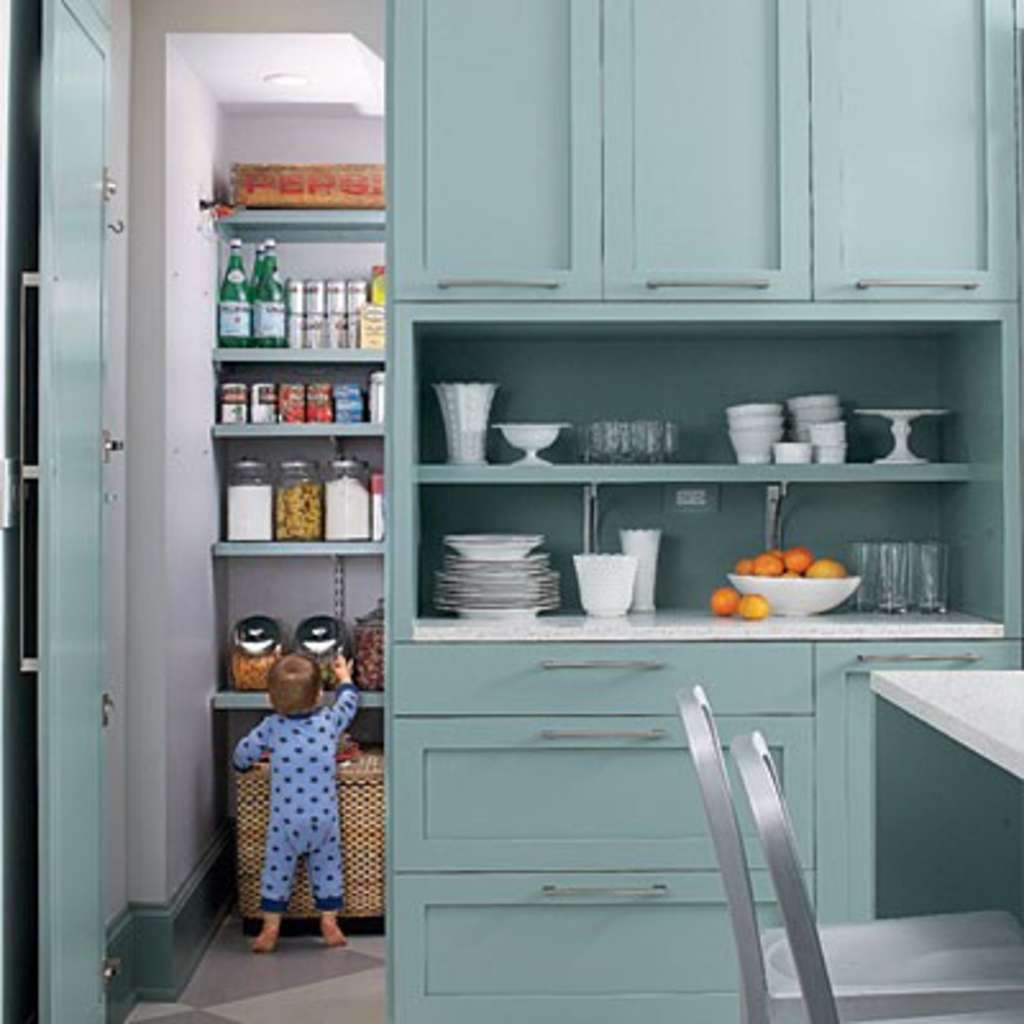 A Happy, Modern Aqua Blue Kitchen | Kitchn