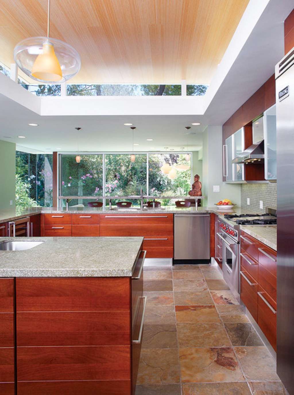 How a Long Window Can Make a Good Kitchen View Even Better ...