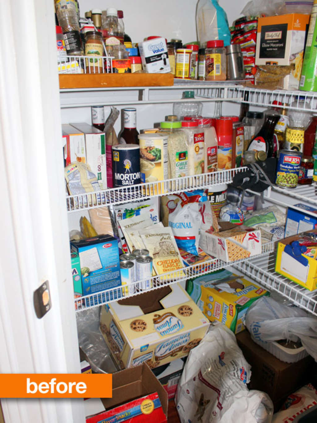 Before And After Kimberly S Overflow To Organized Pantry