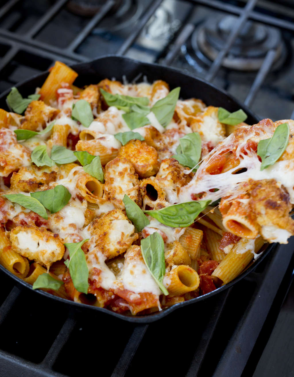 Recipe: Chicken Parm and Pasta Skillet | Kitchn