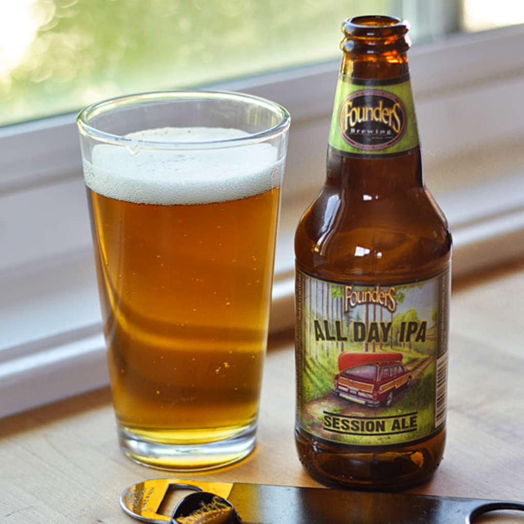 Beer Review All Day IPA Session Ale from Founders Brewing Kitchn