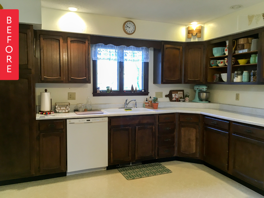 Before & After: Paint Your Kitchen Cabinets for a New Look ...