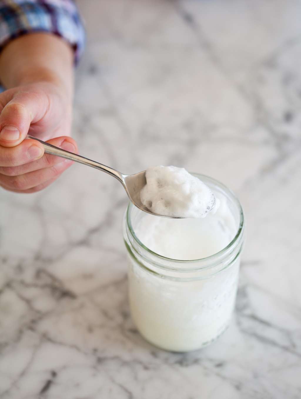 How To Froth Milk for Cappuccinos in the Microwave | Kitchn