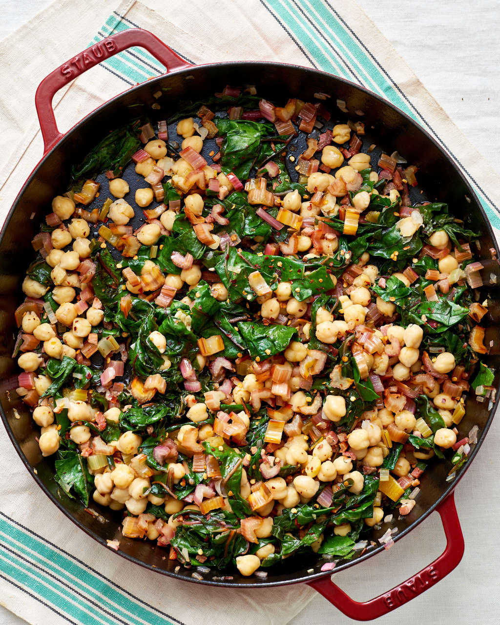 Swiss Chard with Garbanzo Beans | Kitchn