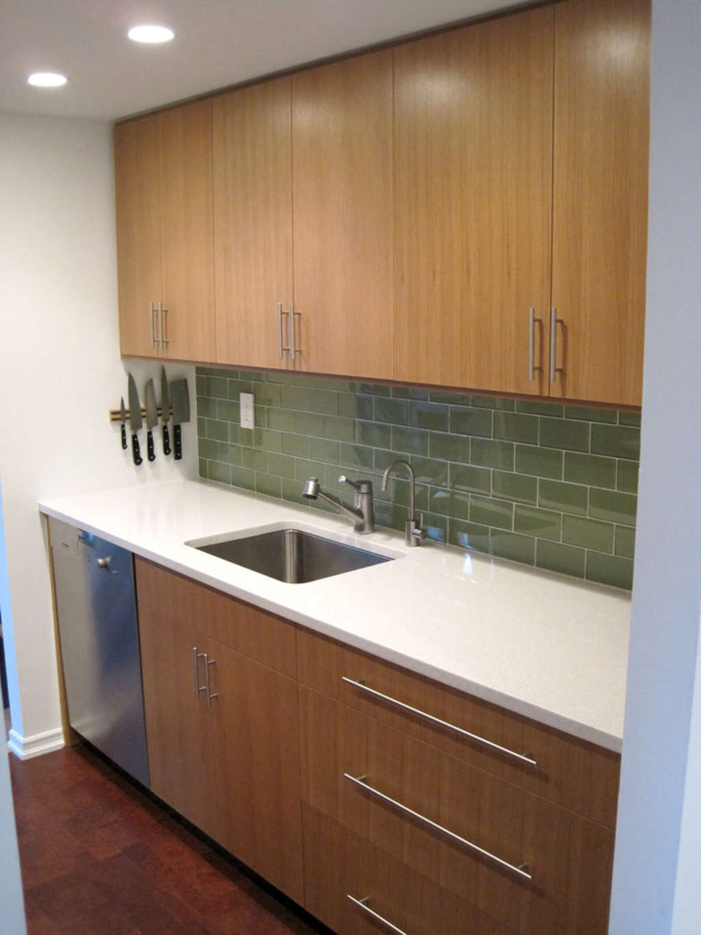Christine Amp Tobias Green Compact Brooklyn Kitchen Kitchn