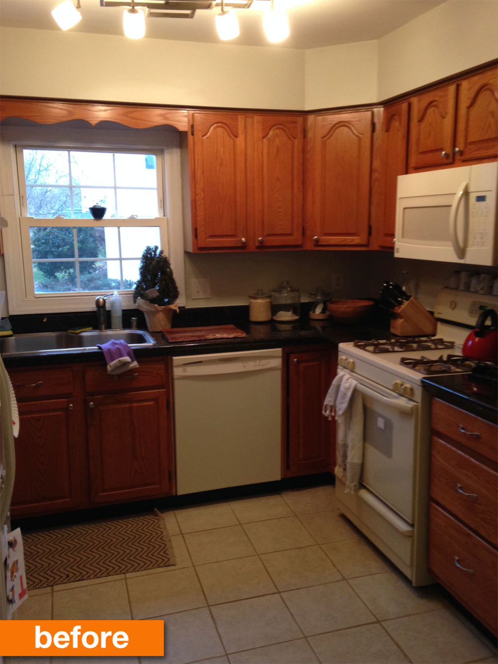 Before & After: A Dated Kitchen's Fresh Facelift on a ...
