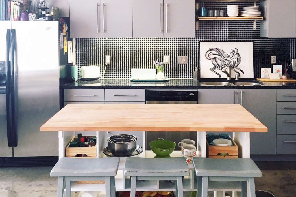 IKEA Hack Kitchen Island DIY for $200 | Apartment Therapy