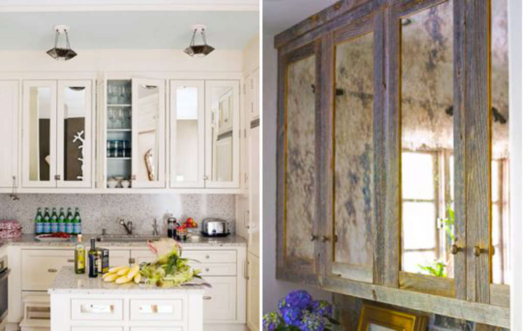 Mirrored Cabinets: Check Your Hair While You Cook! | Kitchn