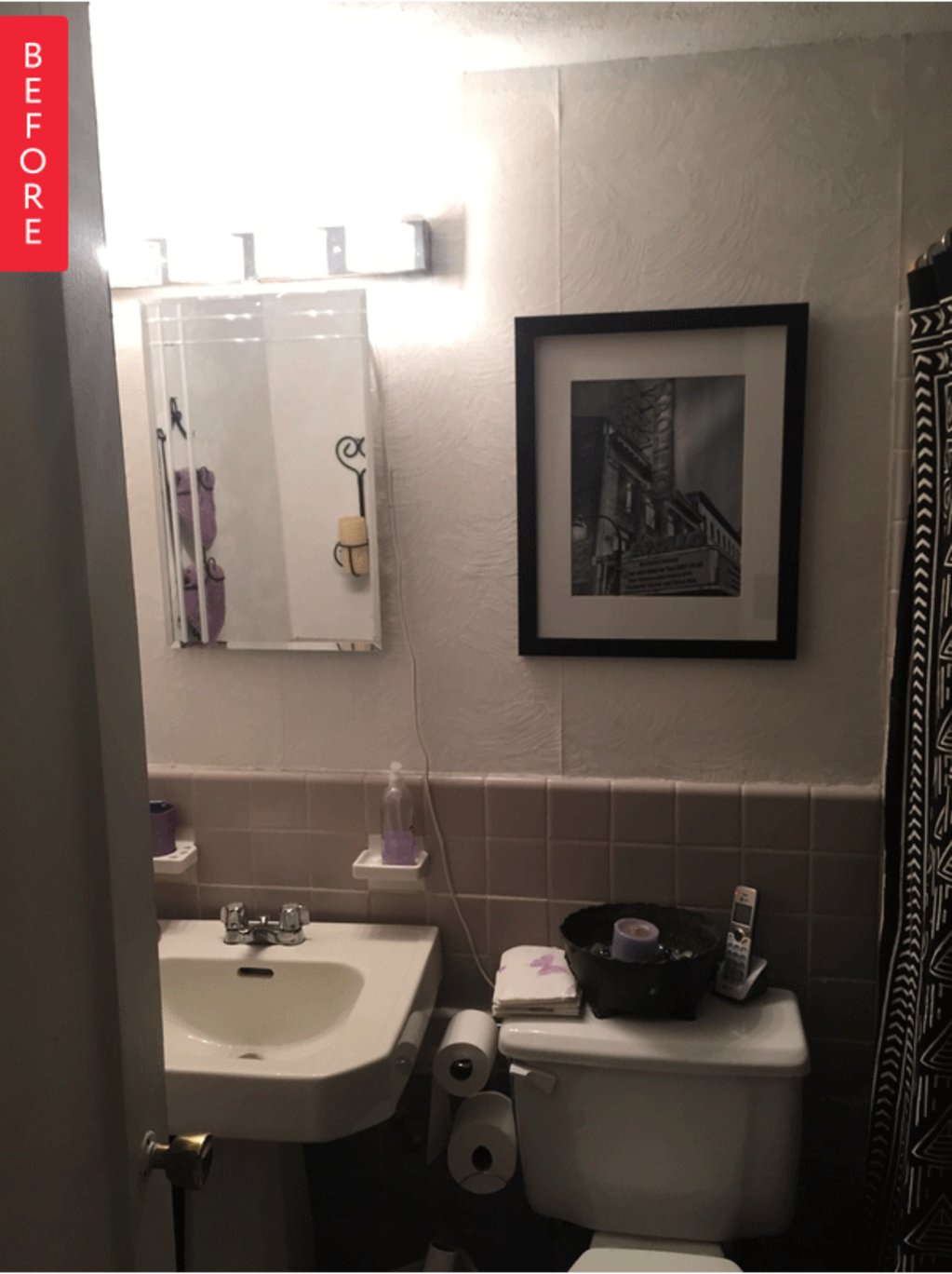 Before Amp After Brooklyn Bathroom Keeps Vintage Tile