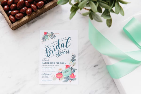 Rustic Bridal Shower Menu 10