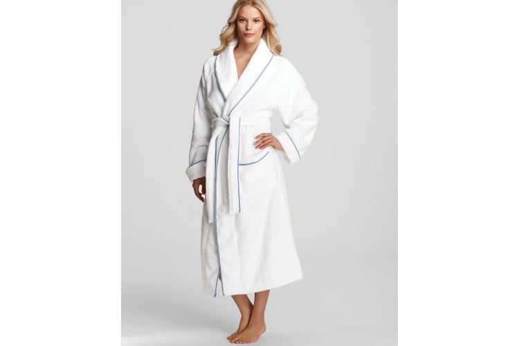 Tres Chic 100% Cotton Super Cozy Designer Bathrobe, One Size Fits All –  shoptwelvetwentynine