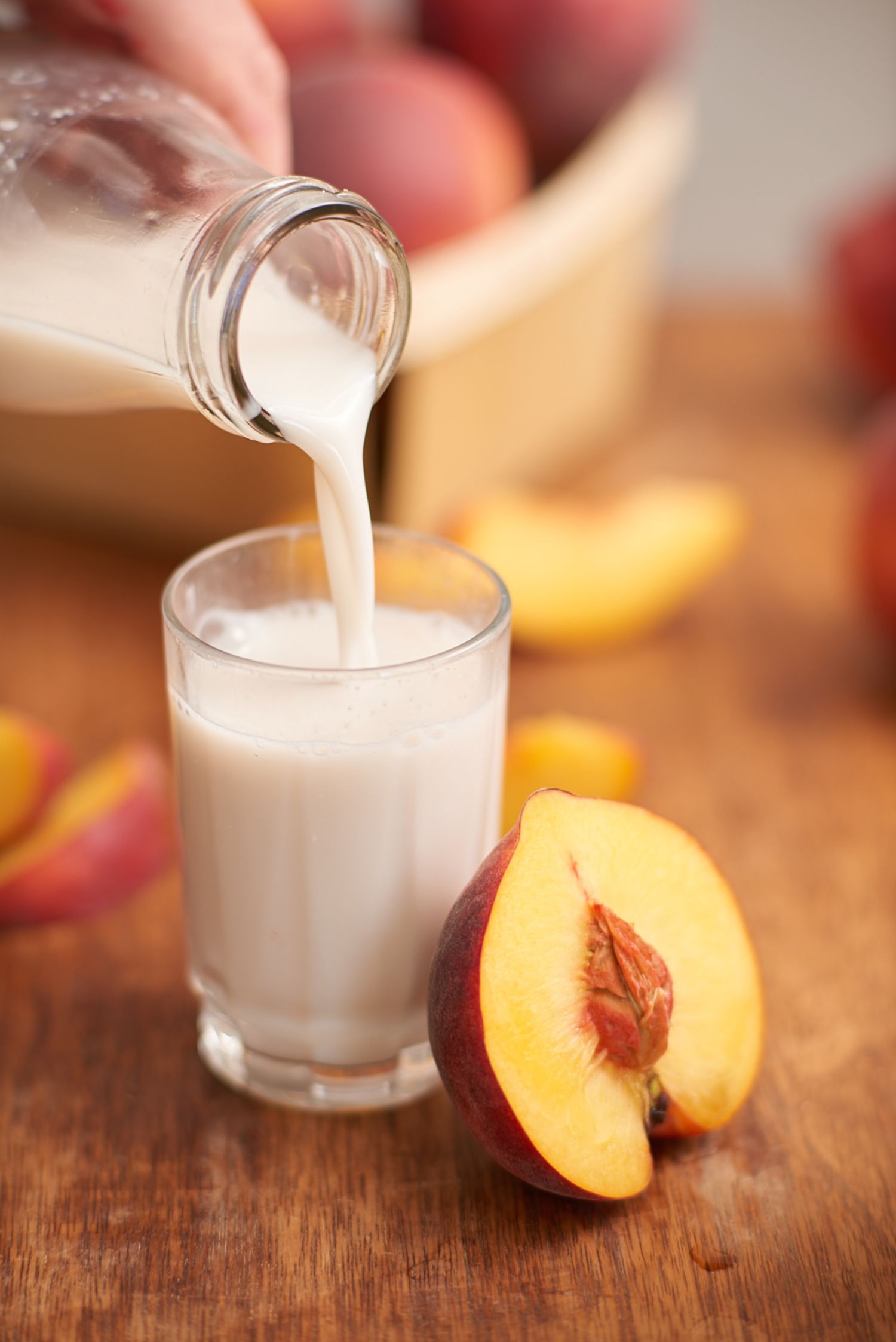 Almond Peach Pit Mylk | Kitchn