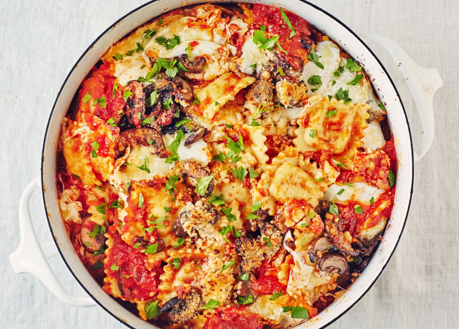 Recipe: Cheesy Ravioli Pasta Bake | Kitchn