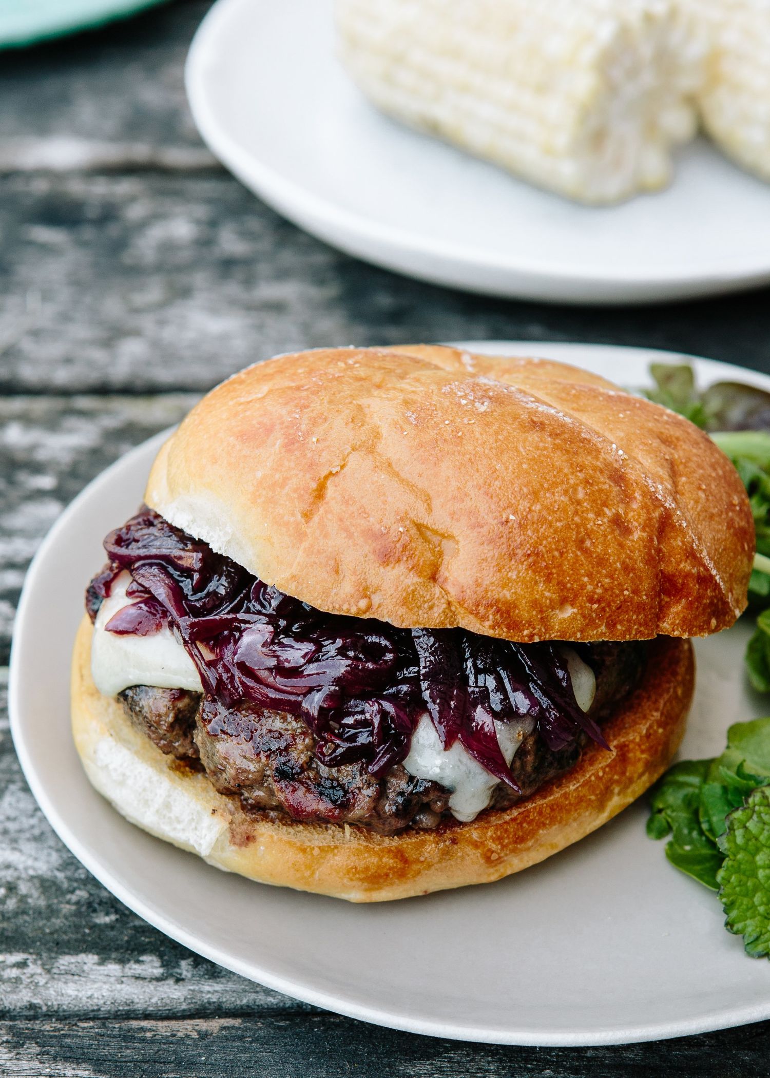 Recipe: Beef Burgers with Cabernet Onion Jam | Kitchn