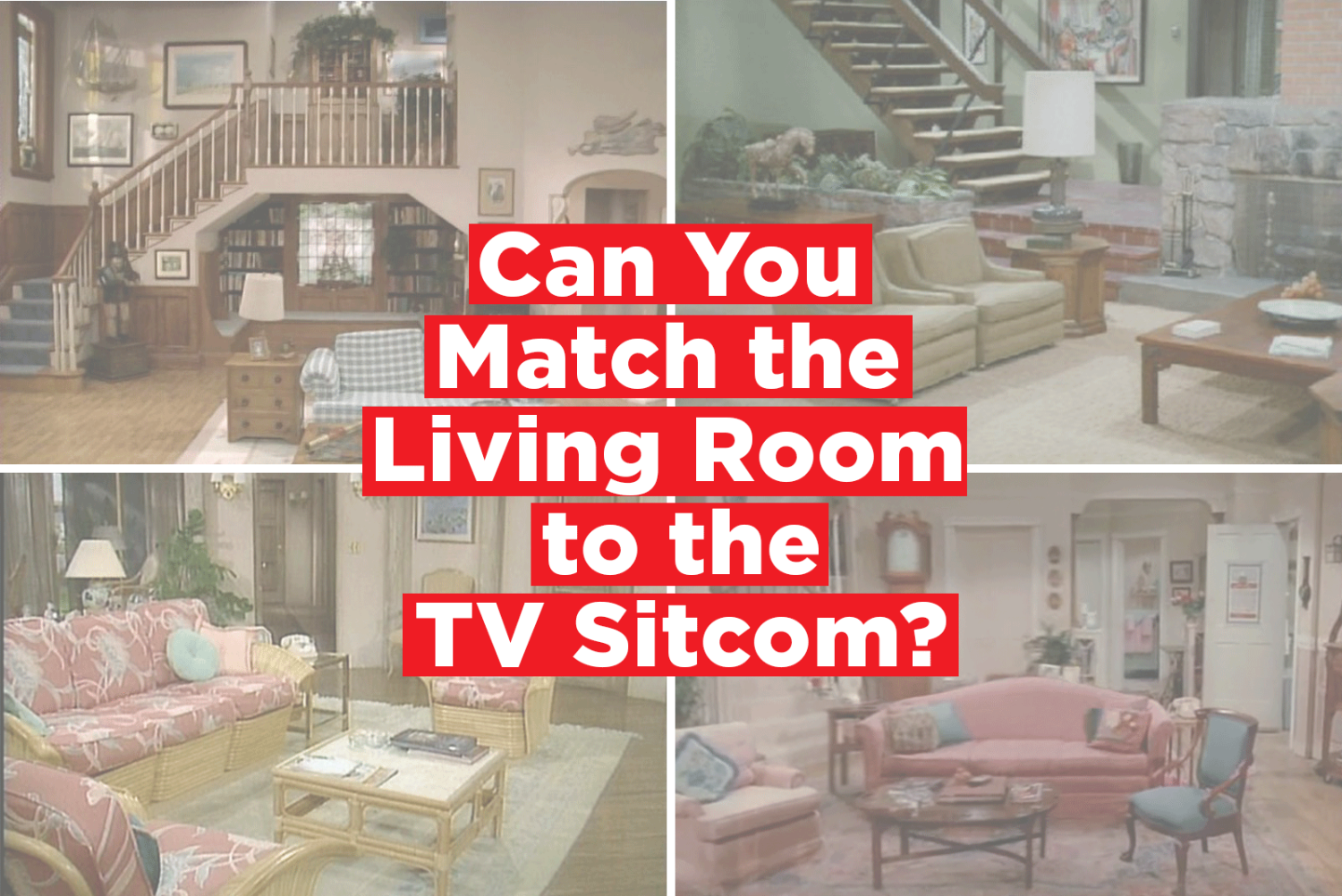 Quiz: Match the Famous Living Room to the TV Sitcom ...