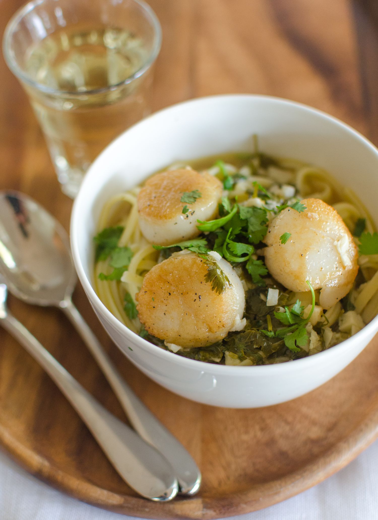Recipe Scallops with Lime & Cilantro Kitchn