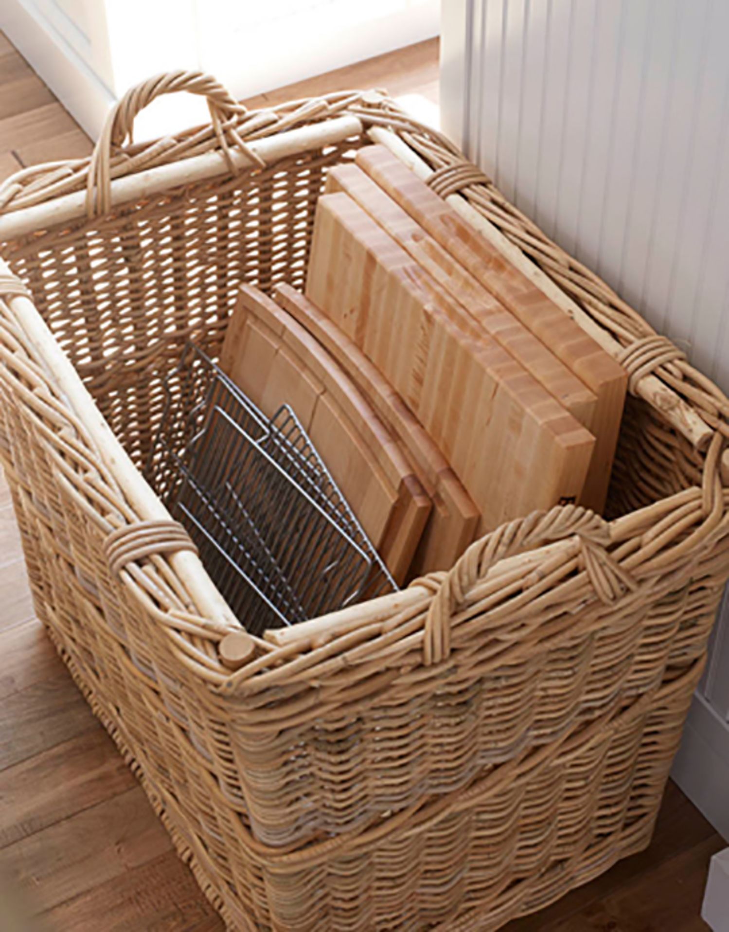 Why a Tall Basket Is the Best Way to Store Sheet Pans and Cutting