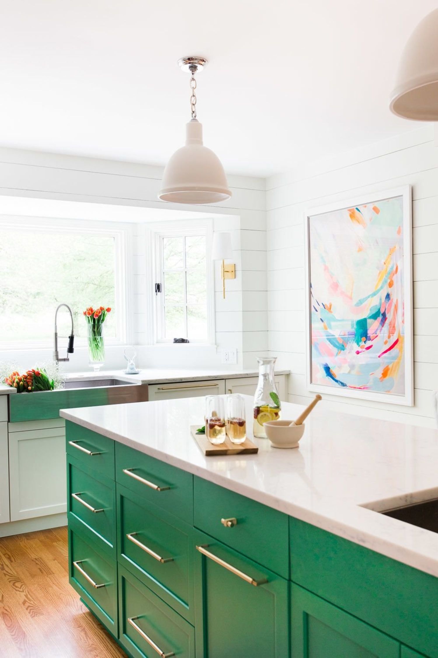 15 Kitchens with Bright Green Cabinets Kitchn