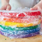 How To Make a Rainbow Layer Cake with a Candy Surprise Inside | Kitchn