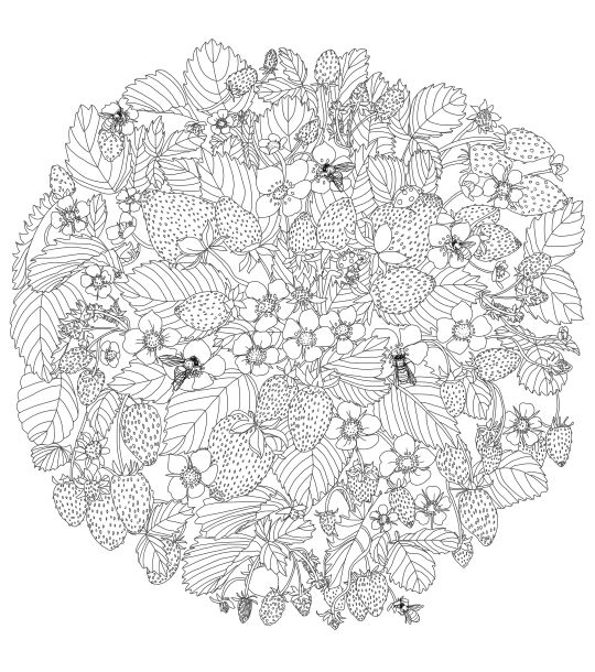 A Printable Adult Coloring Page For Strawberry Lovers Kitchn Their min testing subject was carl jung. a printable adult coloring page for