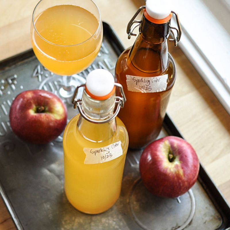 How To Make Sparkling Cider with Just 2 Ingredients | Kitchn