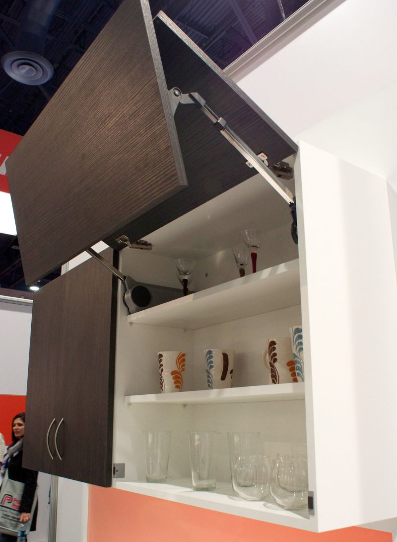 KBIS Trend Report LiftSystem Doors from Blum, Bauformat, & Elkay Kitchn