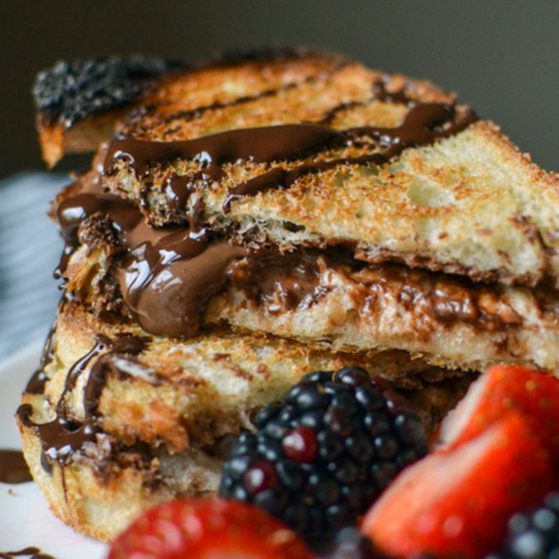 Hot Nutella Sandwiches, DIY Pita Bread, French Dip Au Jus, Caprese Salad, Homemade Ketchup