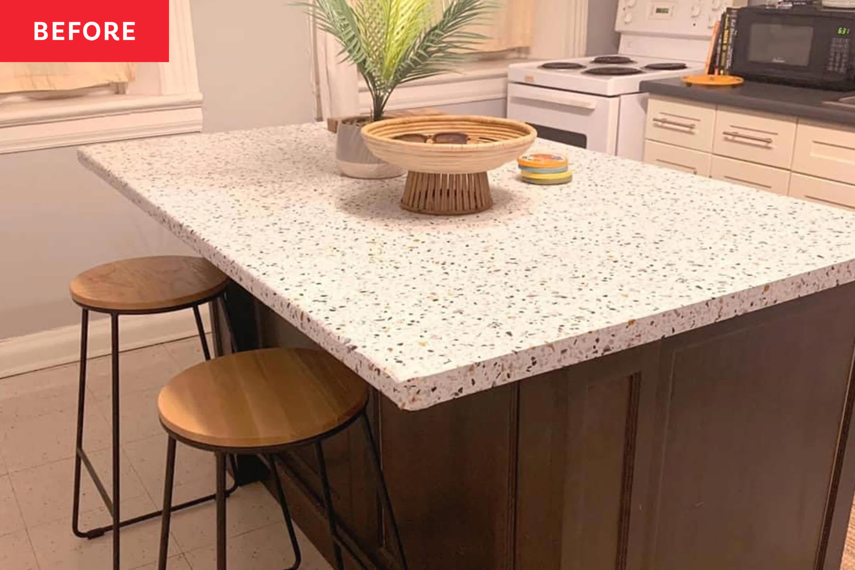 A “Jaw-Dropping” Kitchen Redo Only Used Paint and Peel-and-S