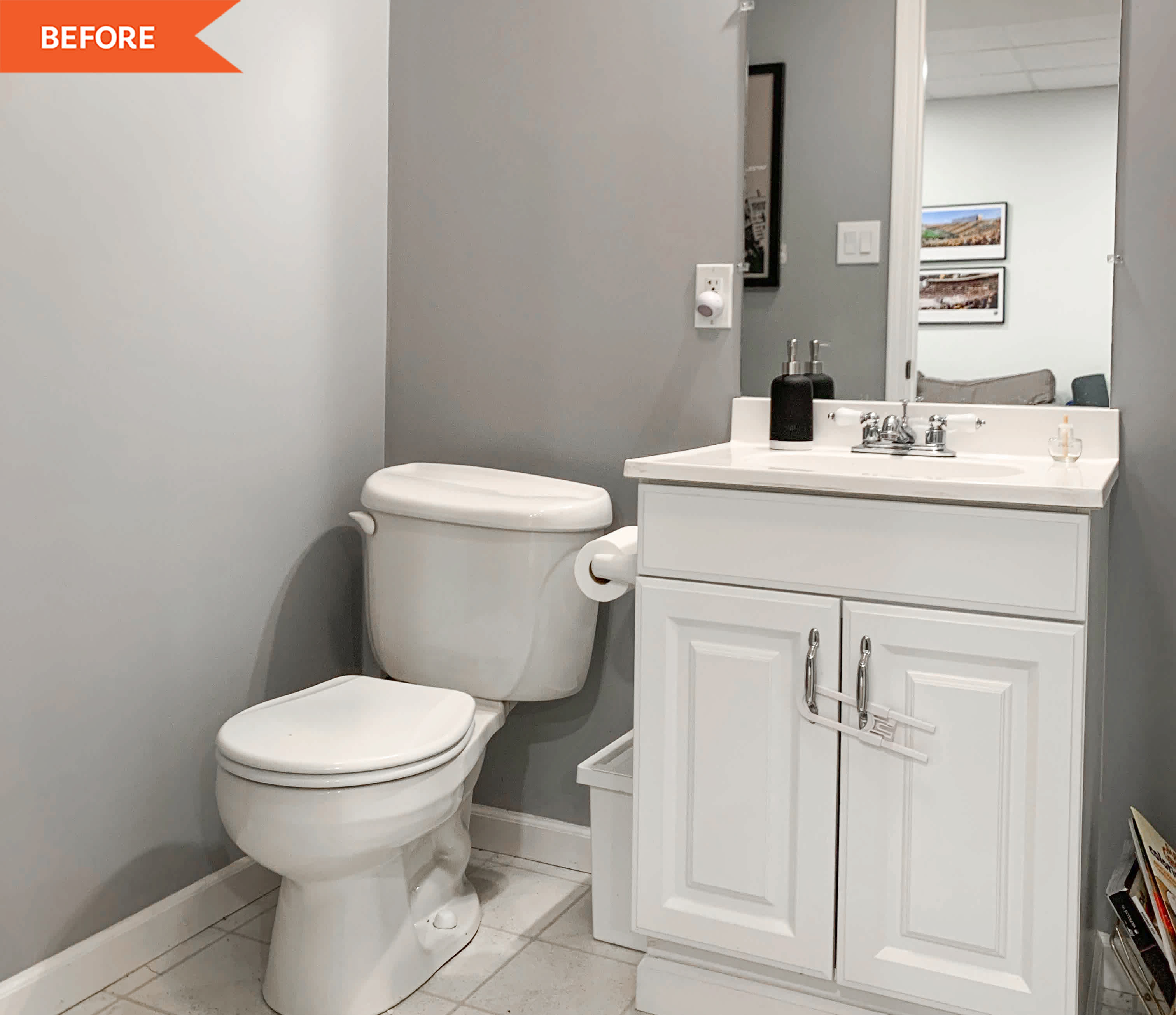 A 2010 Basement Bathroom Got a Calm and Modern Shower Redo