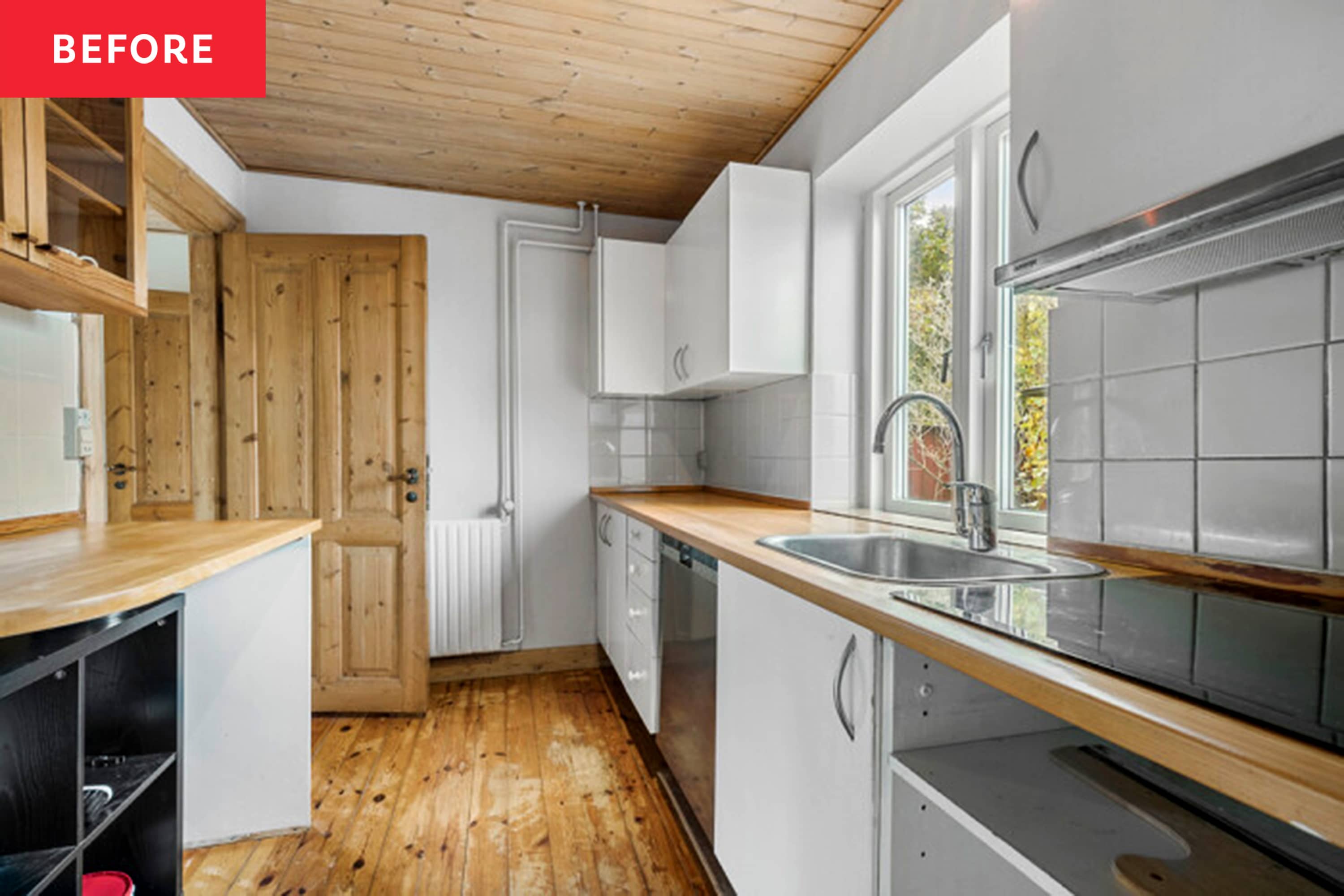 This Kitchen Makeover Features Upcycled Cabinets from 1988