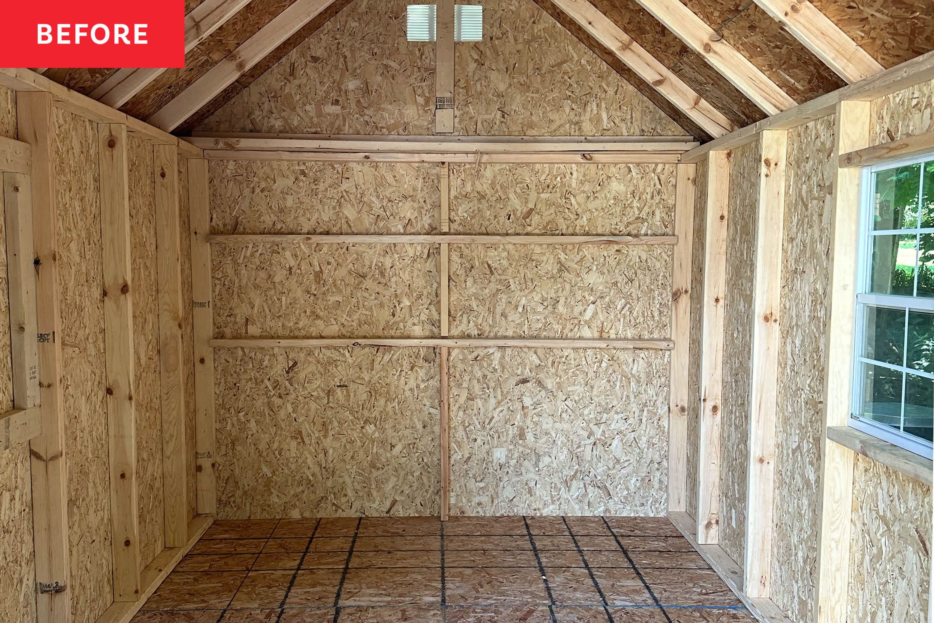 This Potting Shed Has Checkerboard Floor