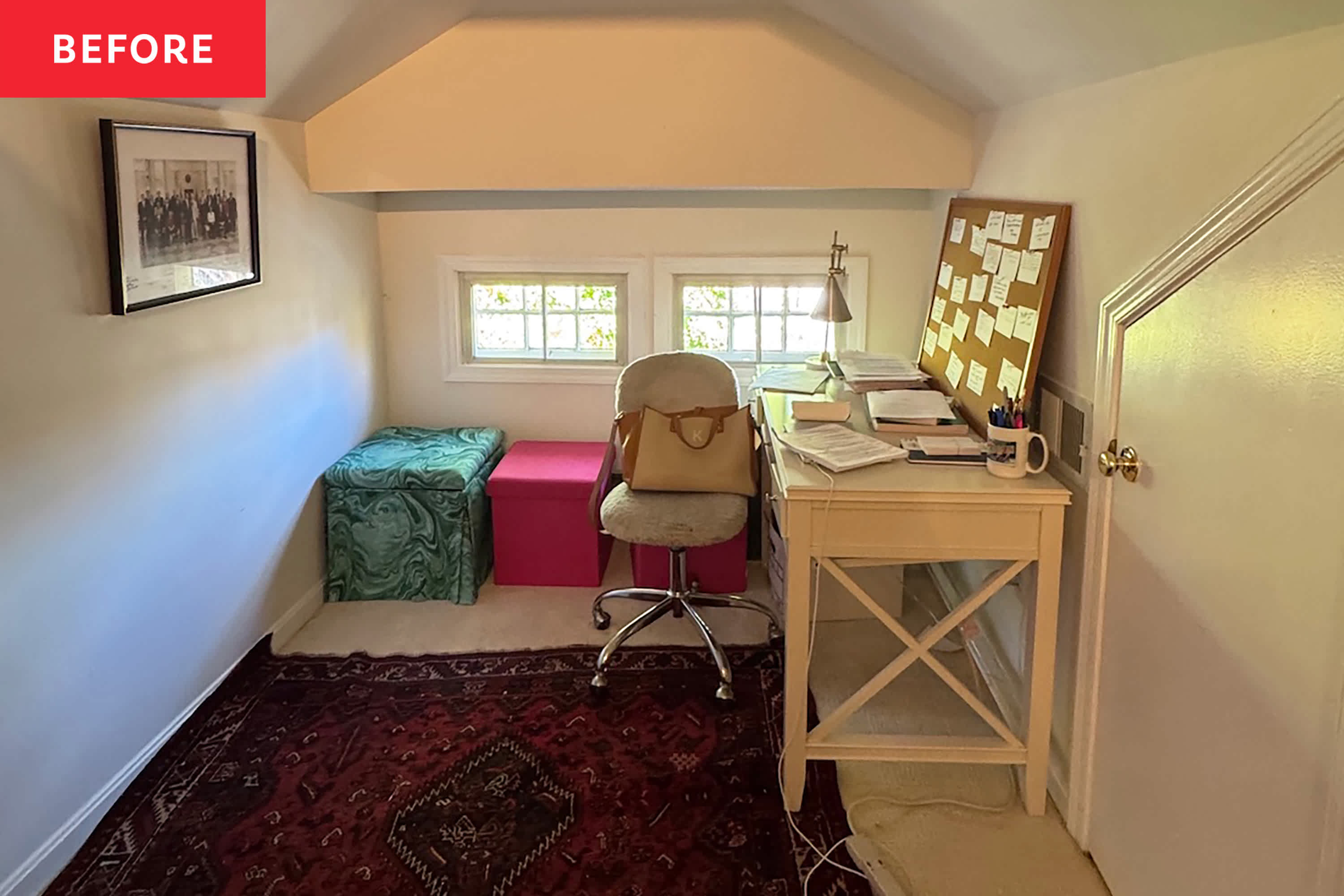 A Plain Attic Bedroom Is Now a “Little J