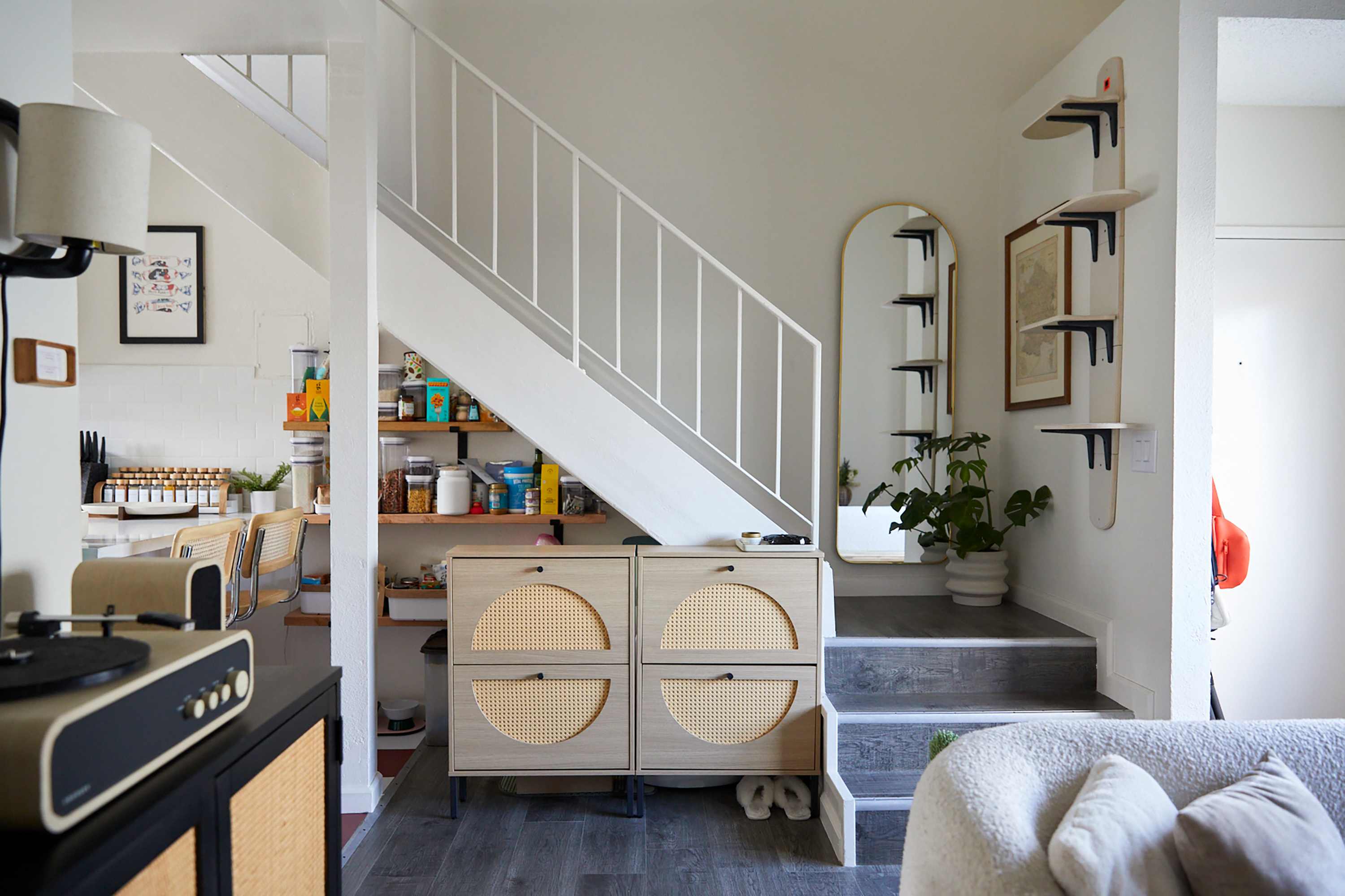 I’m Convinced This $9 IKEA Storage Basket Will Fix My Stairway Clutter