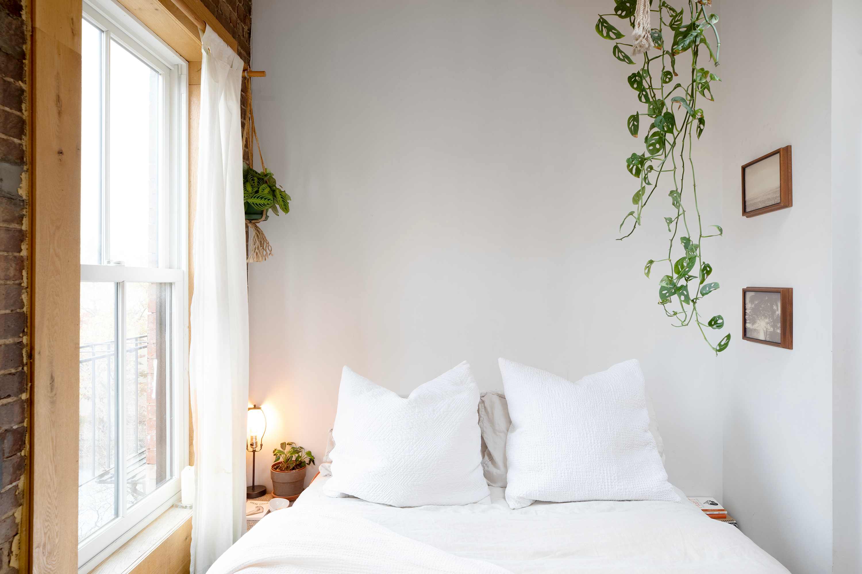 I Hung a Duvet Cover on My Curtain Rod t