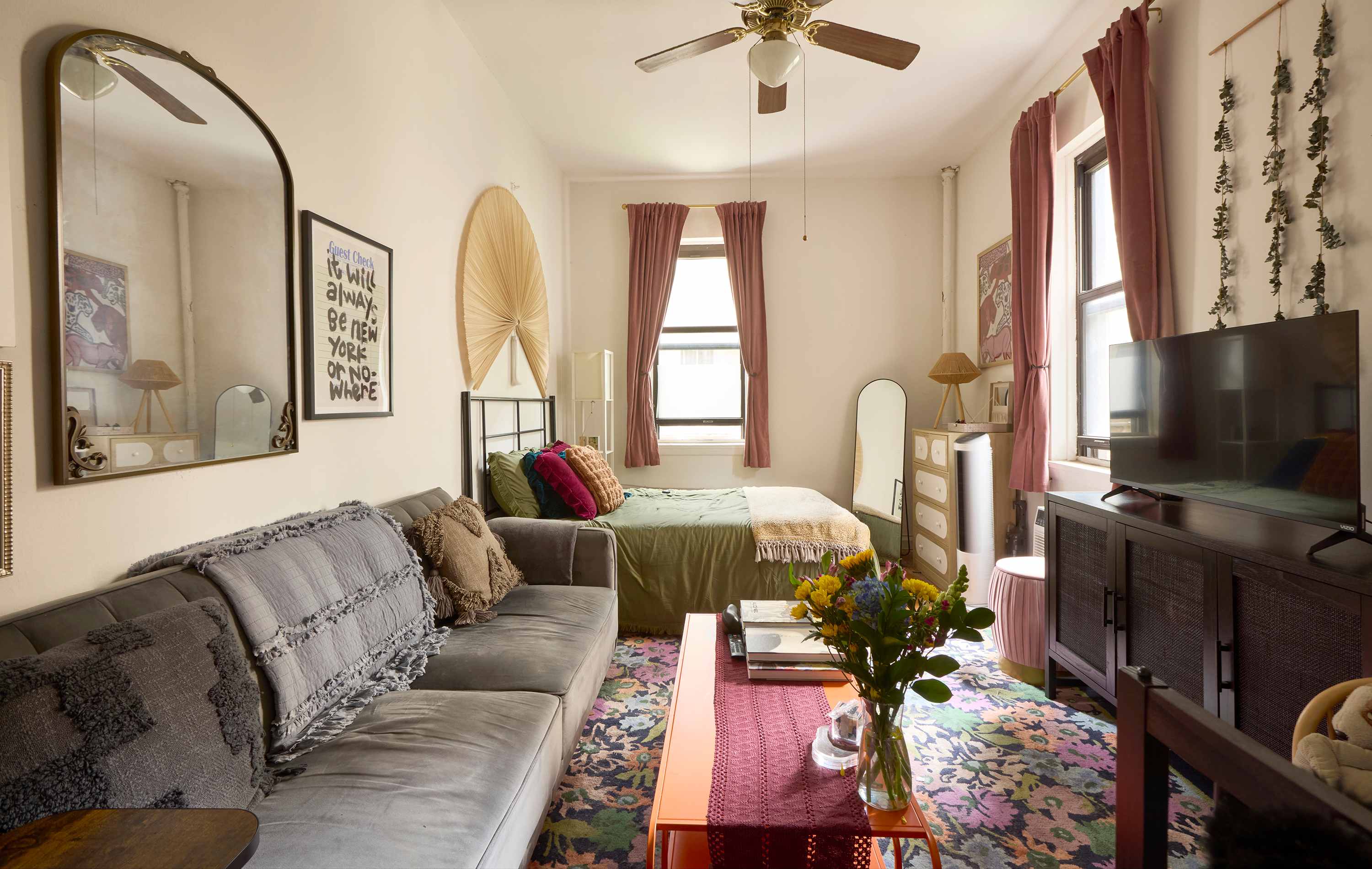 This Formerly Bland Studio Is Peak NYC Cool Girl Apartment