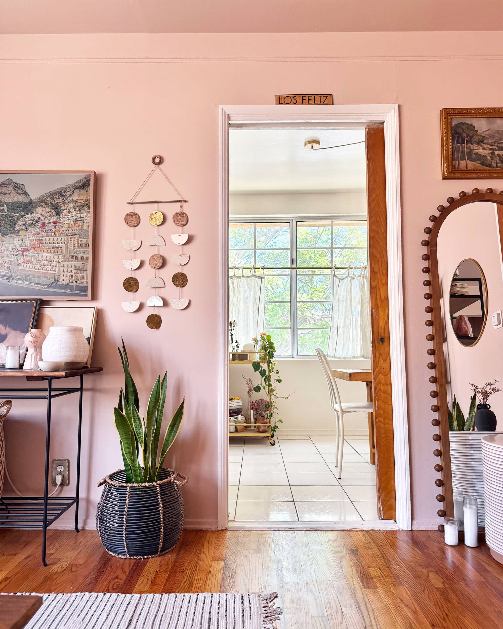 She Stores Sweaters in the Kitchen of Her Pink-Drenched 1920s LA Studio