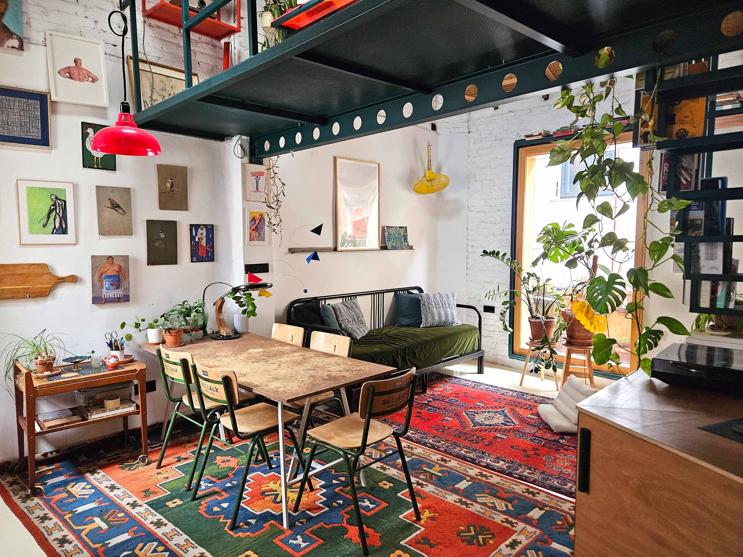 An Architect Reimagined Her 485-Square-Foot Studio with a Lofted Steel Bedroom
