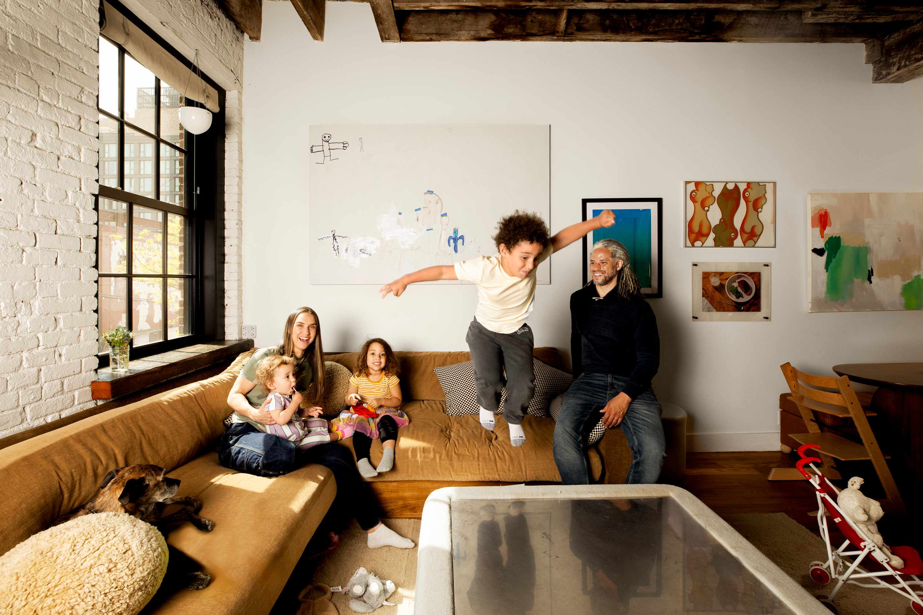 Instead of Moving, This Family of 5 Keeps Reinventing the Same Rental Apartment