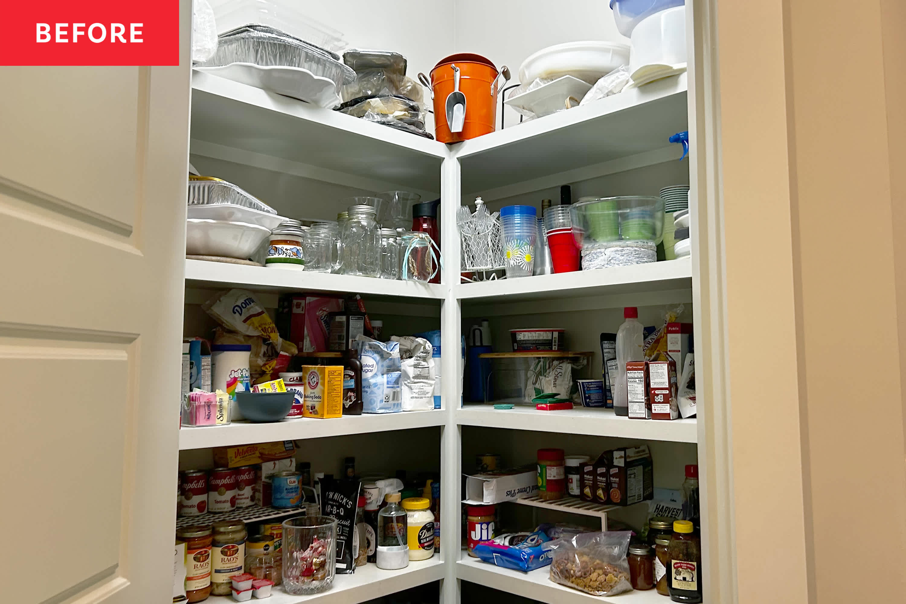 A Pro Organizer Transformed My Mother-in-Laws Pantry, and Now Its Unrecognizable
