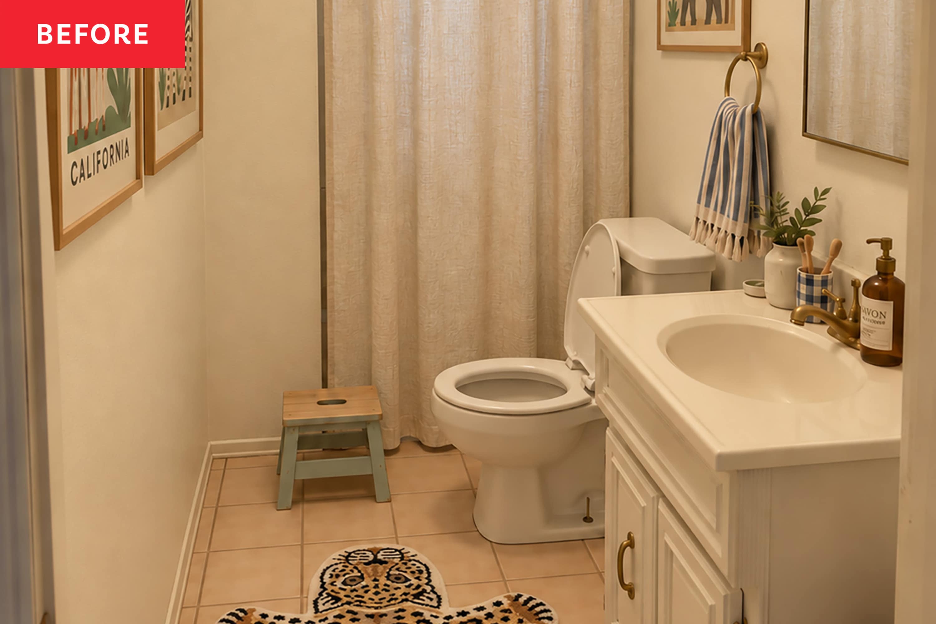 I Put an Entryway Coat Rack in My Narrow Bathroom (Its Smart Storage!)