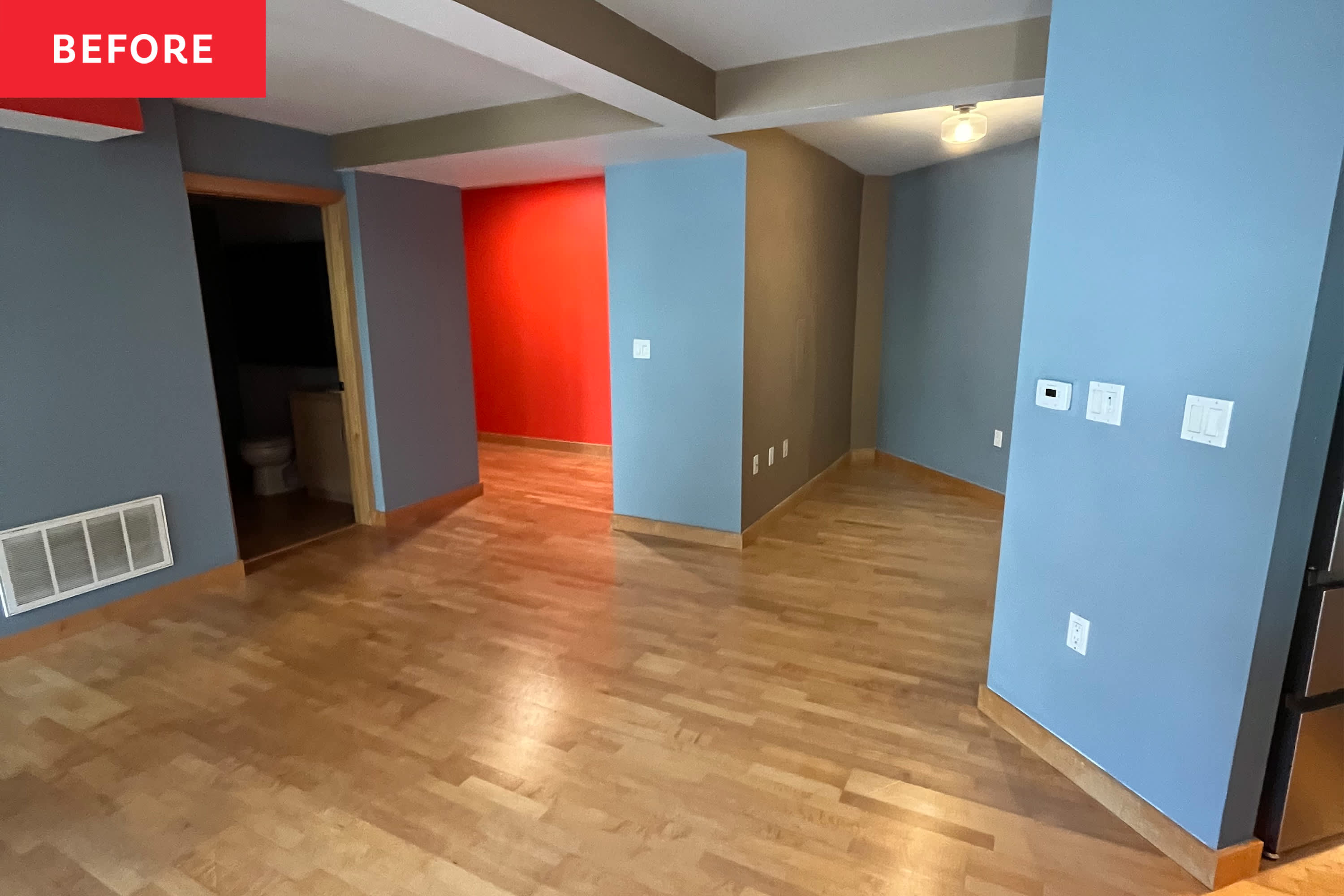 An Oddly Shaped Room Is Transformed into a Functional Living Space