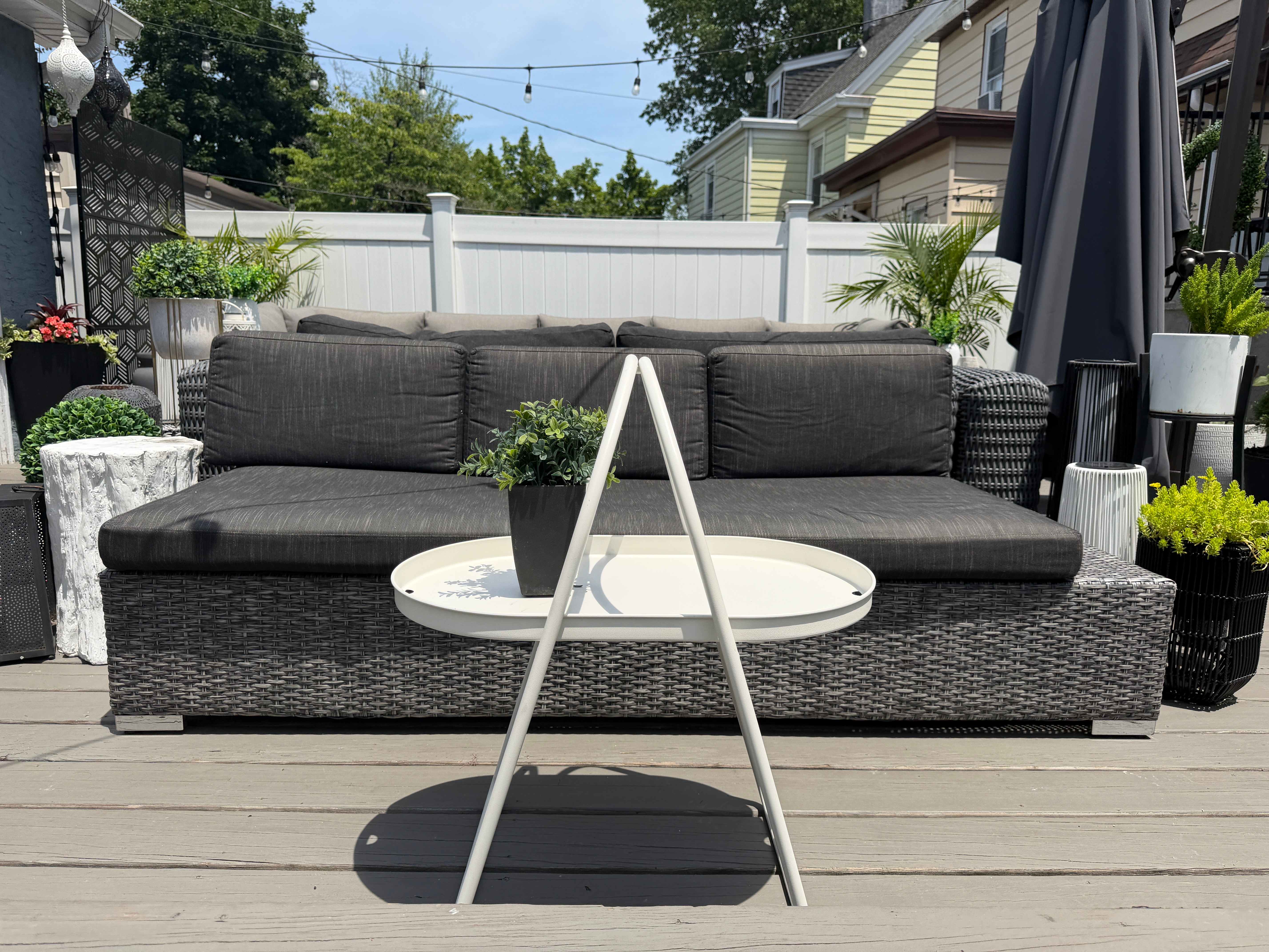 My Patio Felt Crowded Until I Added This IKEA Table