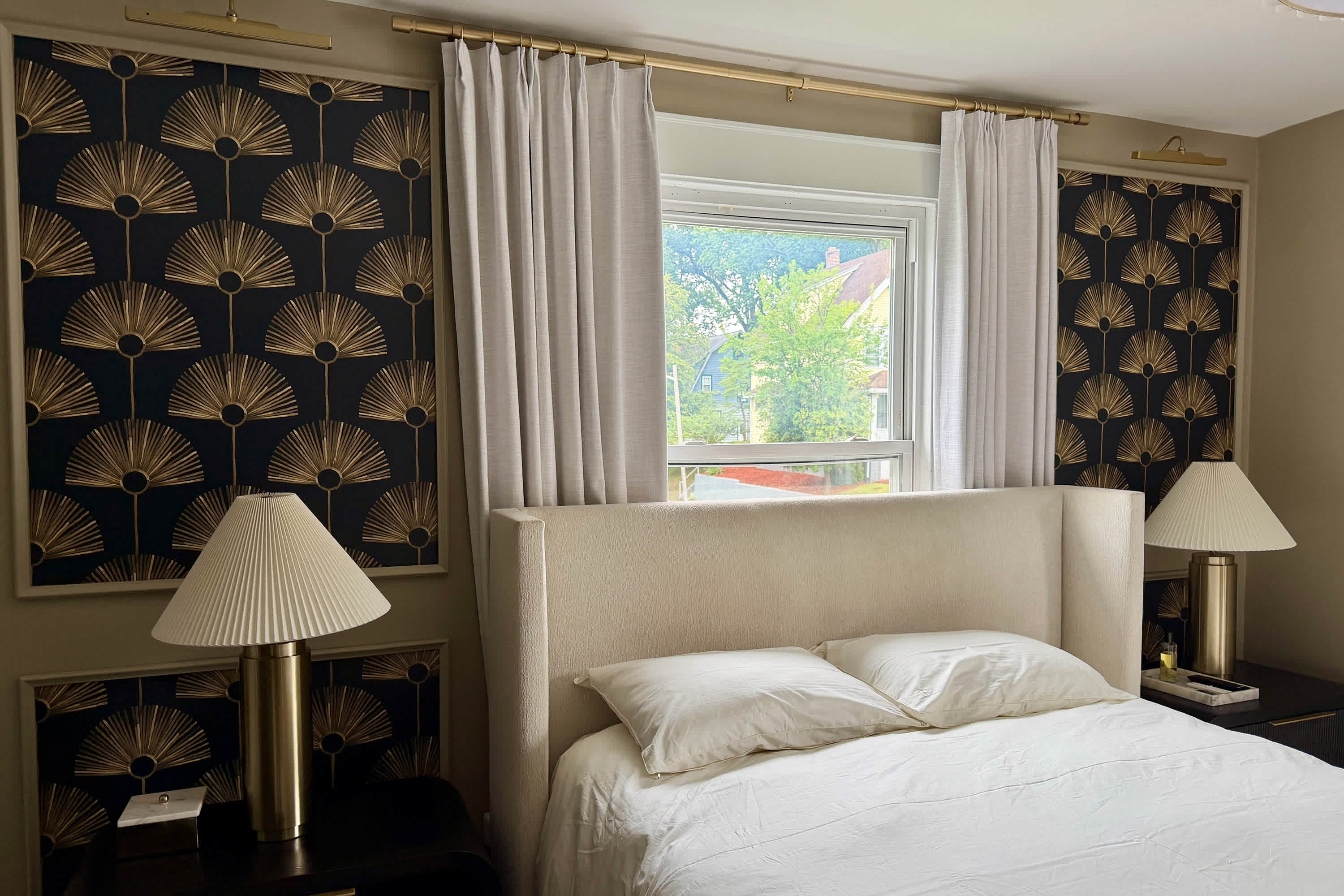 I Added Peel-and-Stick Wall Molding to My Bedroom, and It Looks Like Custom Millwork