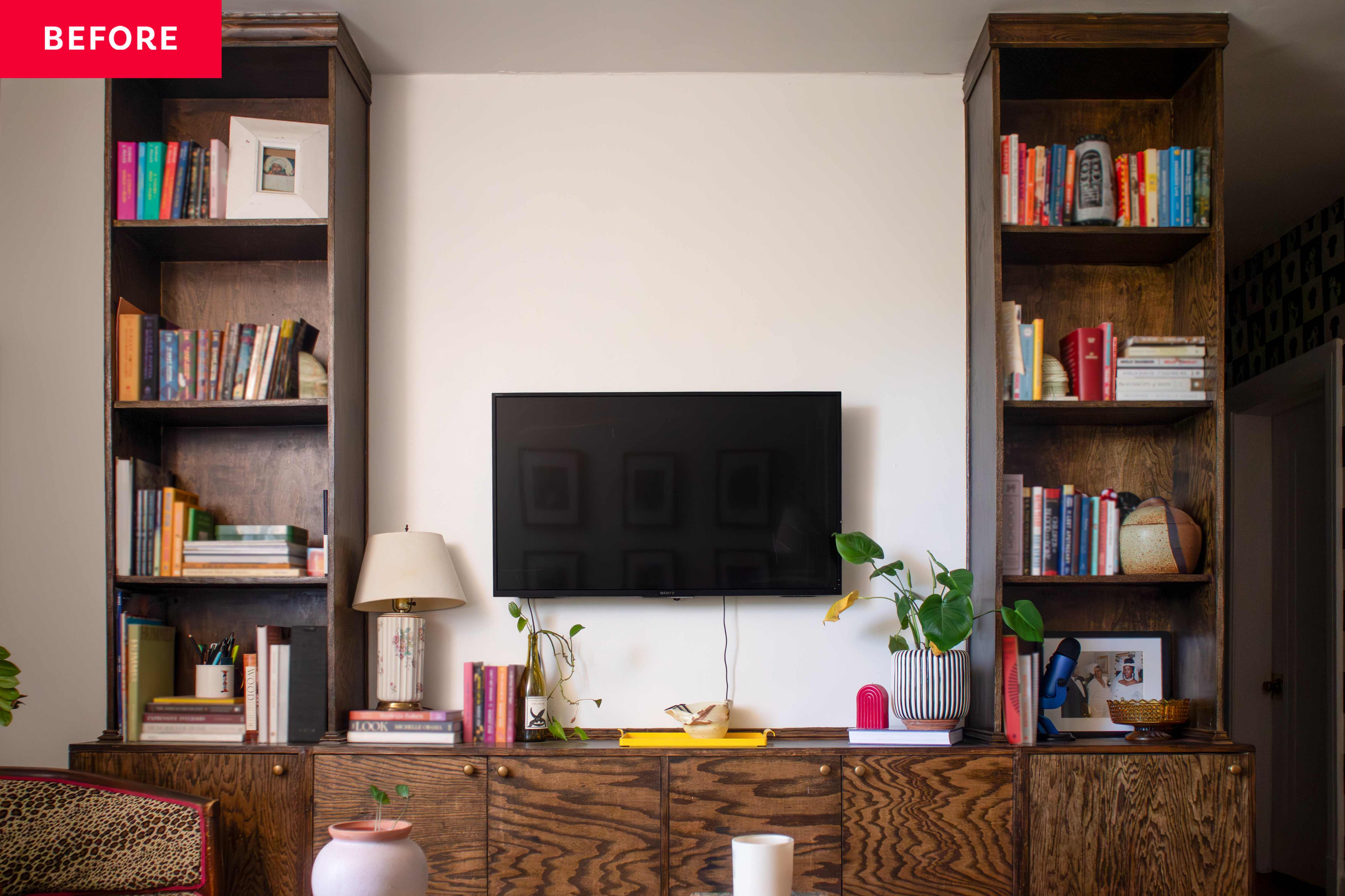 Before & After: This Clever Wall Transformation Cost Way Less Than a New TV