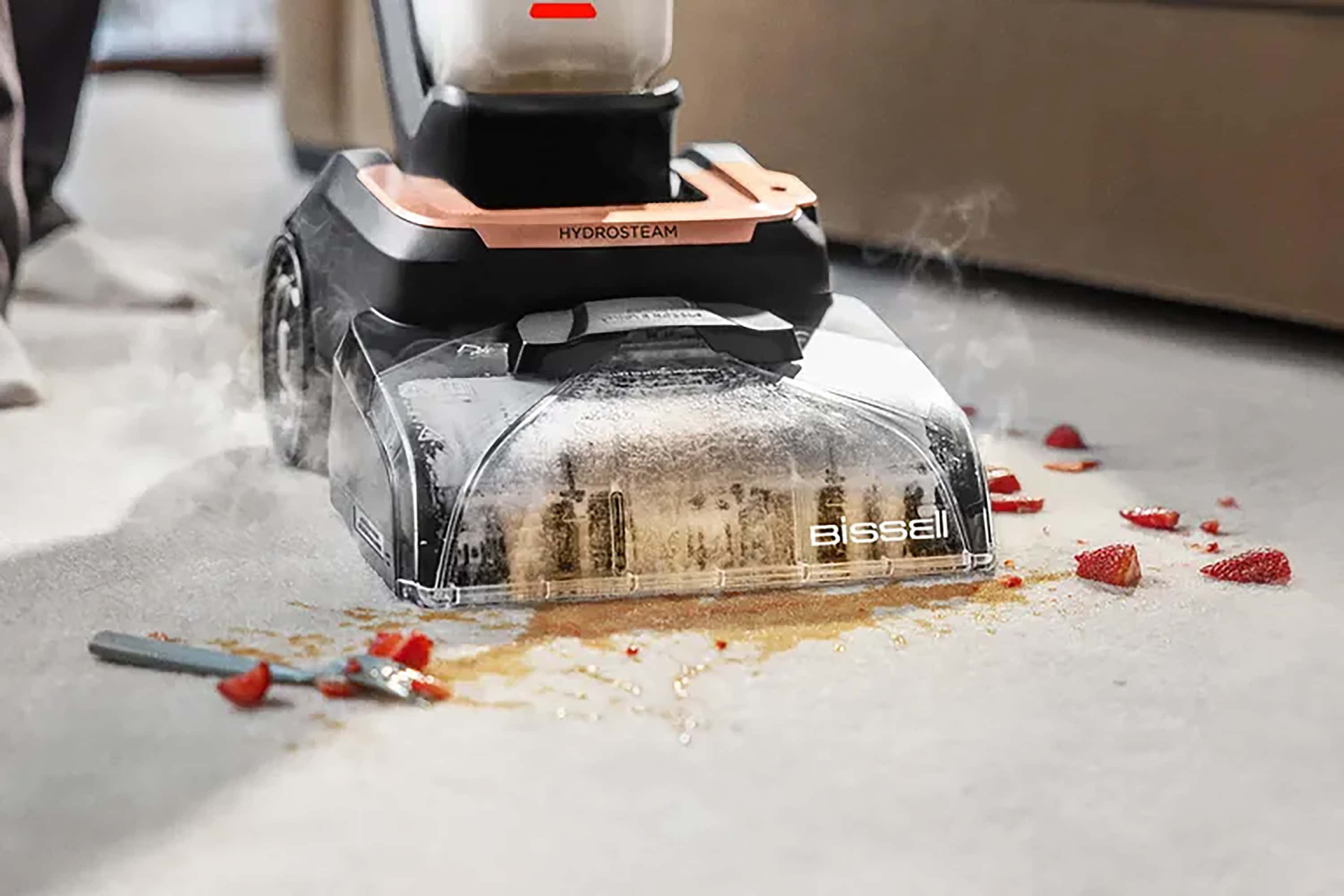 This Heavy-Duty Steam Cleaner Made My 10-Year-Old Rug Look New (I Had No Idea It Was So Gross!)