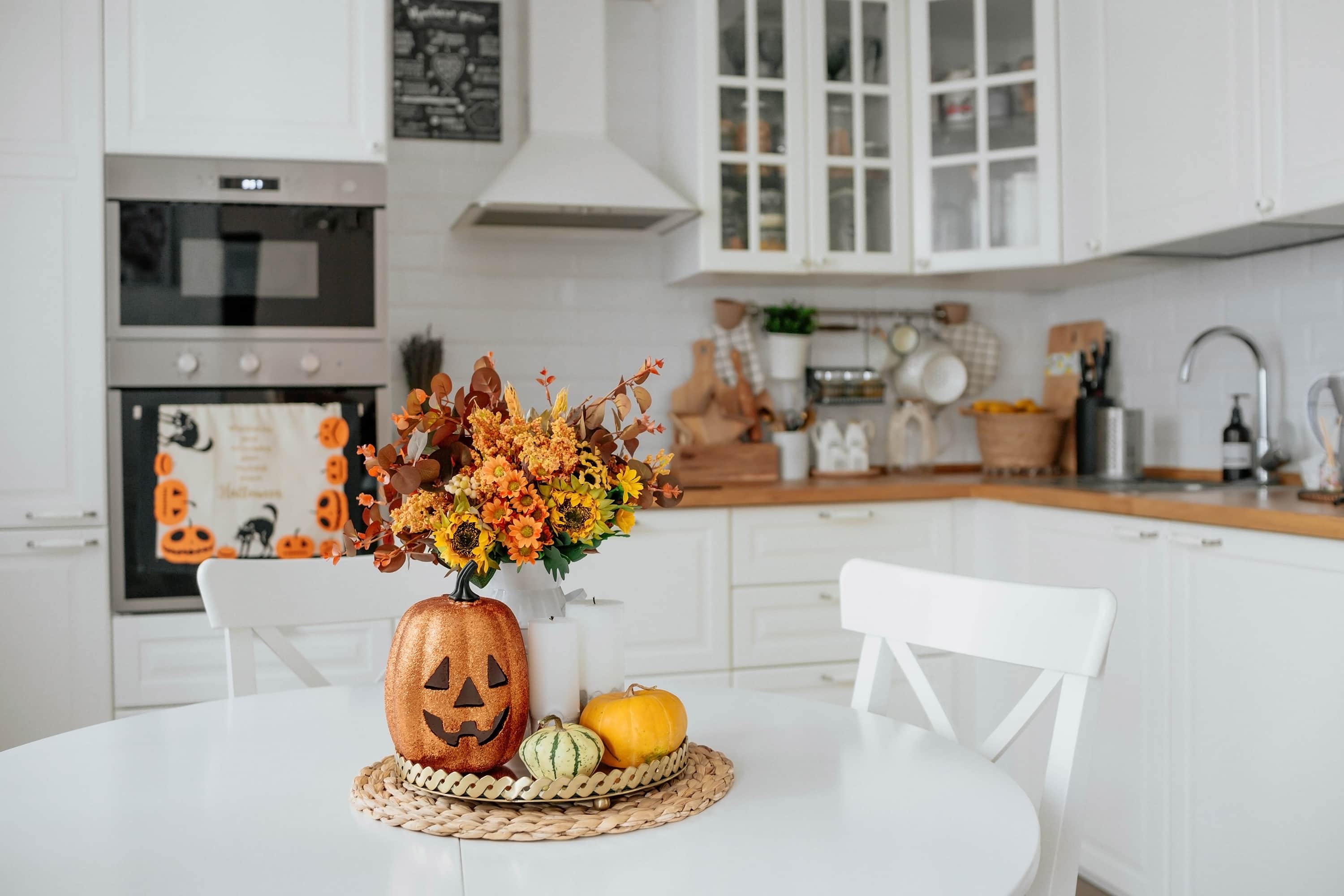 How to Make Orange Fall Decor Look Cozy,
