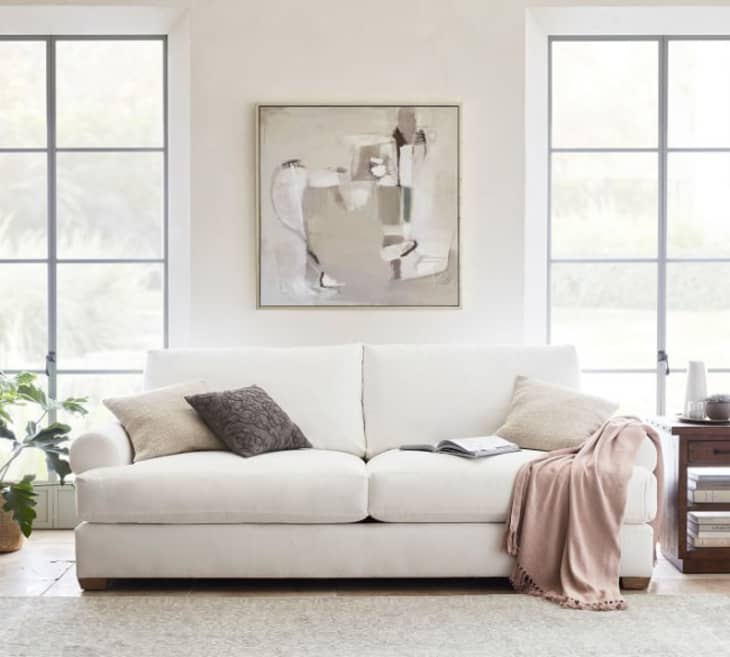 Canyon Roll Arm Upholstered Sofa at Pottery Barn