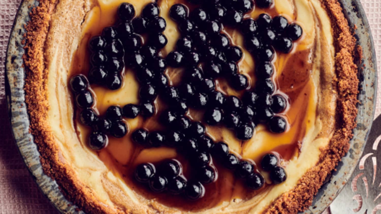 Brown Sugar Swirled Boba Pie-image